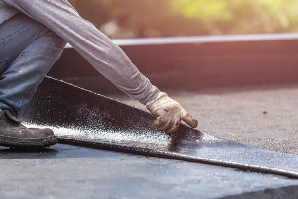Professional Basement Waterproofing technician working in Higginsport, OH